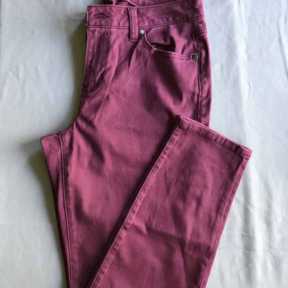 CAbi maroon washed pants